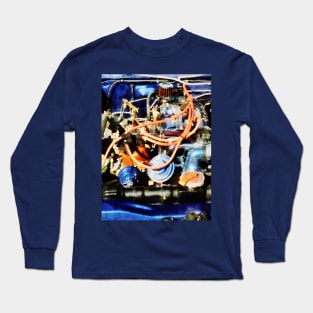 Cars - Under The Hood Abstract Long Sleeve T-Shirt